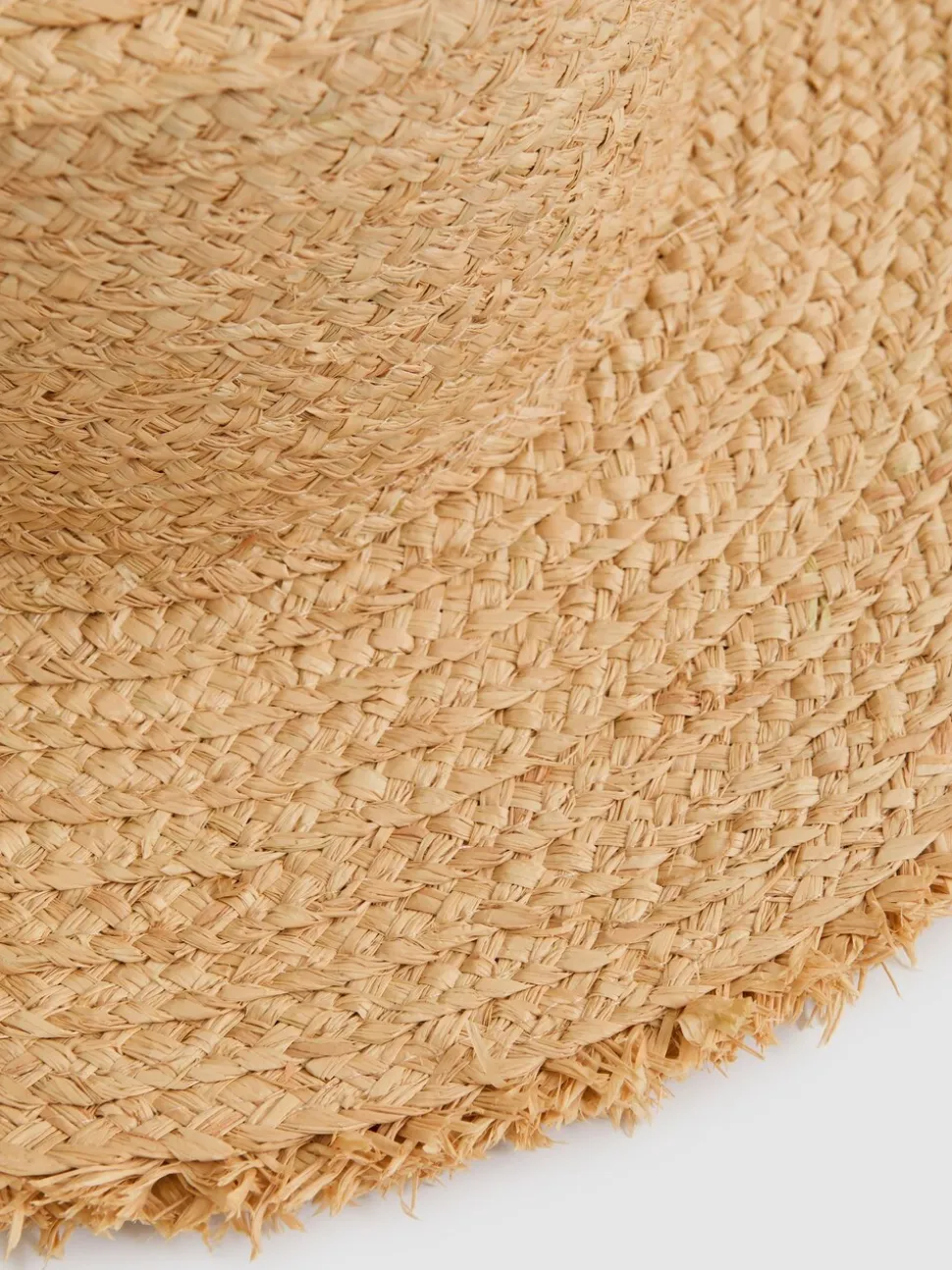 Reiss Natural Freya Straw Boater Hat