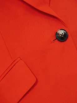 Reiss Orange Raine Single Breasted Suit Jacket With Linen