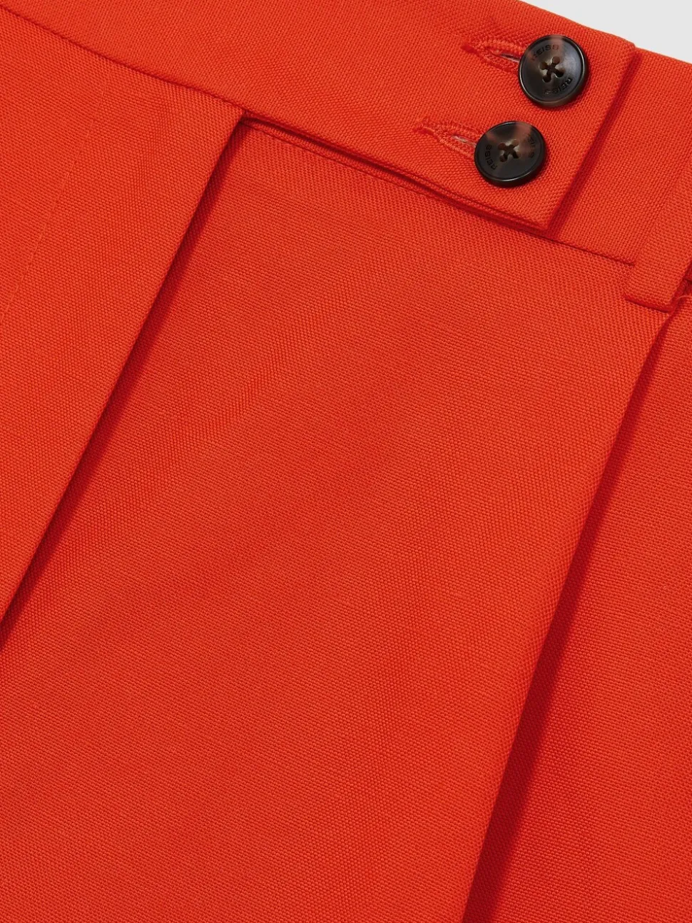 Reiss Orange Raine Tailored Shorts With Linen
