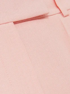 Reiss Pink Magda Mid-Rise Tailored Shorts