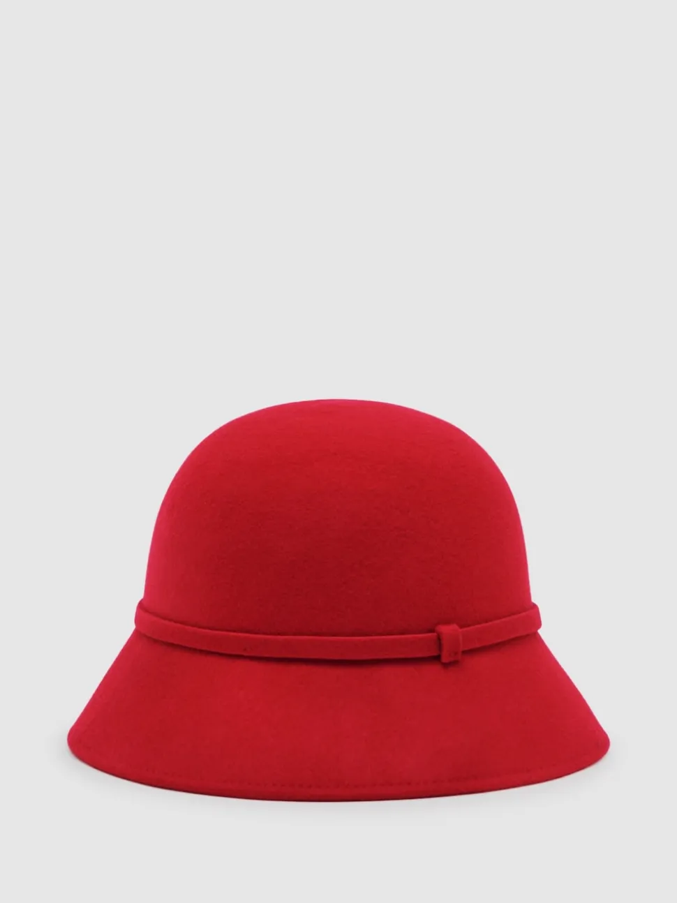 Reiss Red Felicity Felted-Wool Bucket Hat