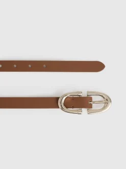 Reiss Tan Bailey Horseshoe Belt