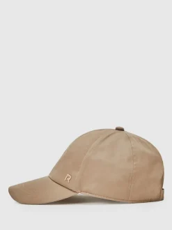 Reiss Taupe Nicole Logo-Embroidered Baseball Cap