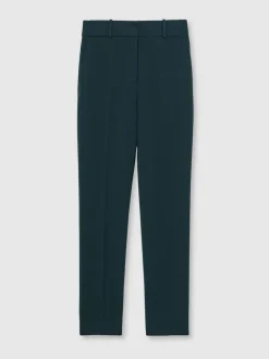 Reiss Teal Gabi Slim-Fit Suit Trousers