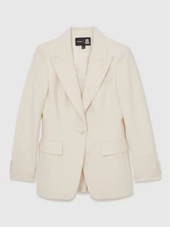 Reiss White Gaia Reiss | Royal Ballet Tuxedo Blazer