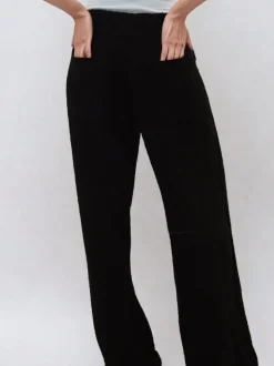 Religion Black Rick Slouchy and Soft Knitted Co-ord Lounge Trousers