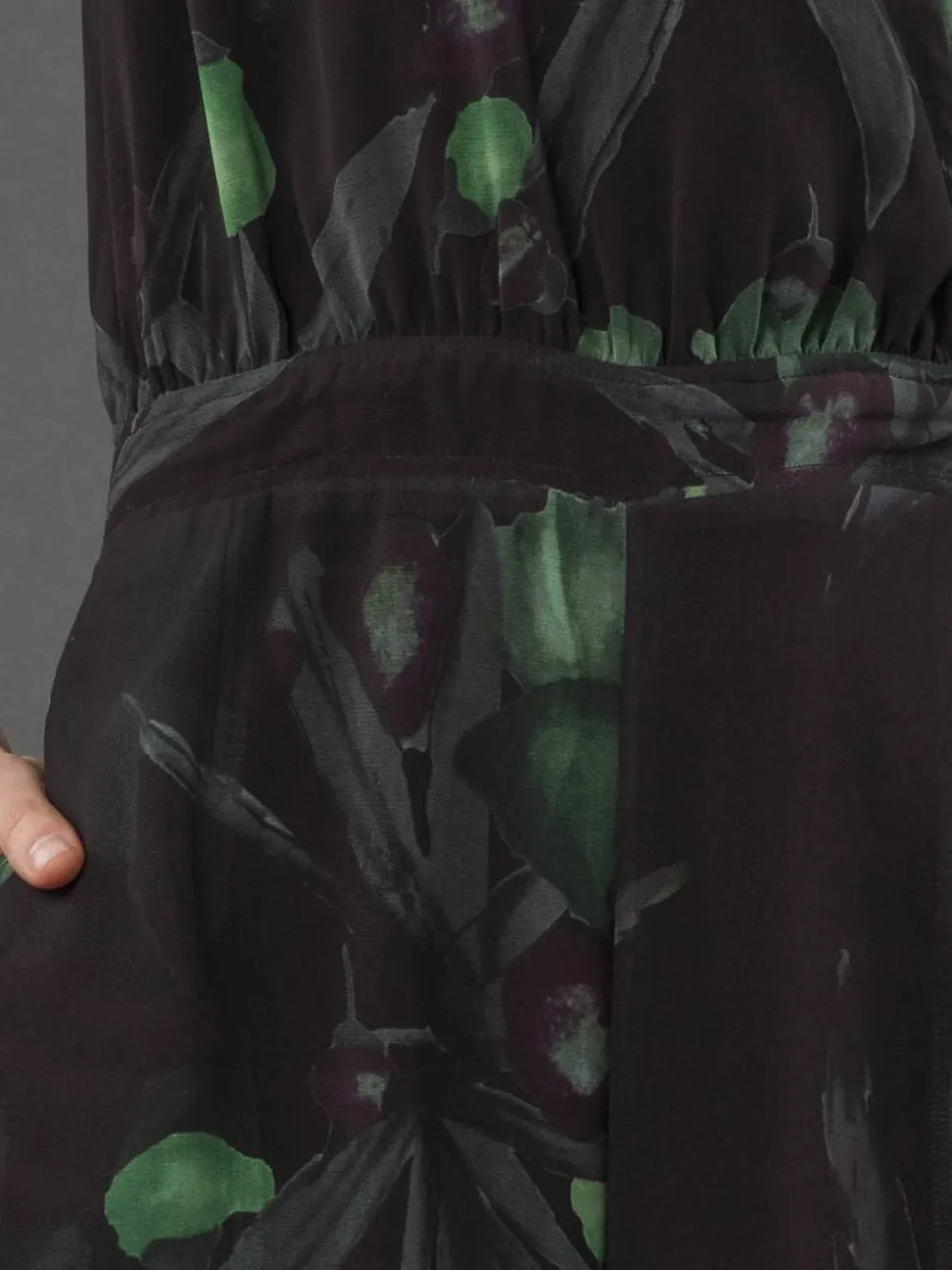 Religion Green Taylor Jumpsuit With Elasticated Waist And Pockets