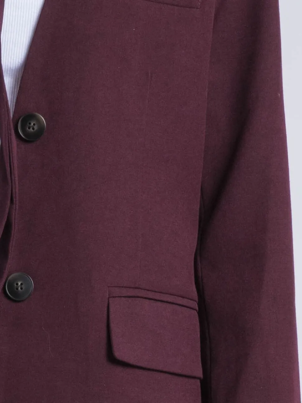 Religion Red Emily Collarless Blazer Jacket with Tie