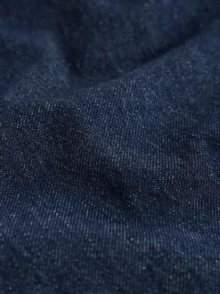 Rinse Blue Cropped Patch Pocket Jeans