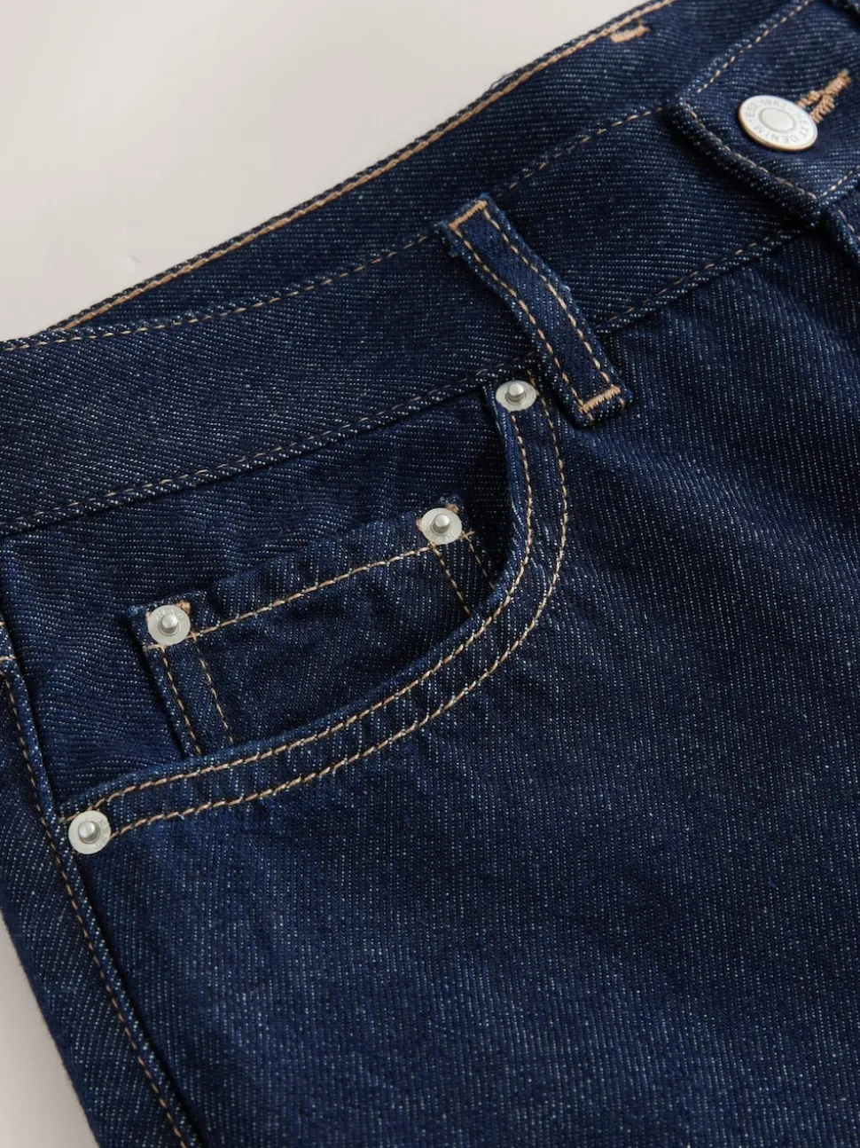Rinse Blue High Rise Palazzo Wide Leg Jeans