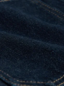 Rinse Blue Patch Pocket Mini Denim Shorts