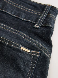 Rinse Blue Slim Lift and Shape Wide Leg Jeans