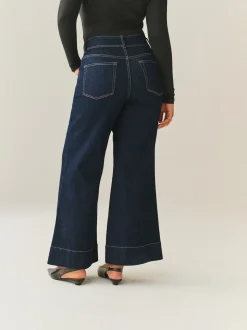 Rinse High Rise Stretch Wide Leg Hourglass Jeans