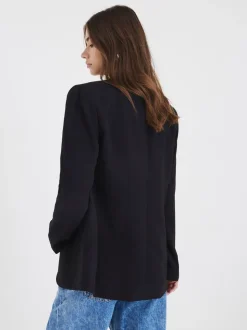 River Island Black Edge to Edge Blazer