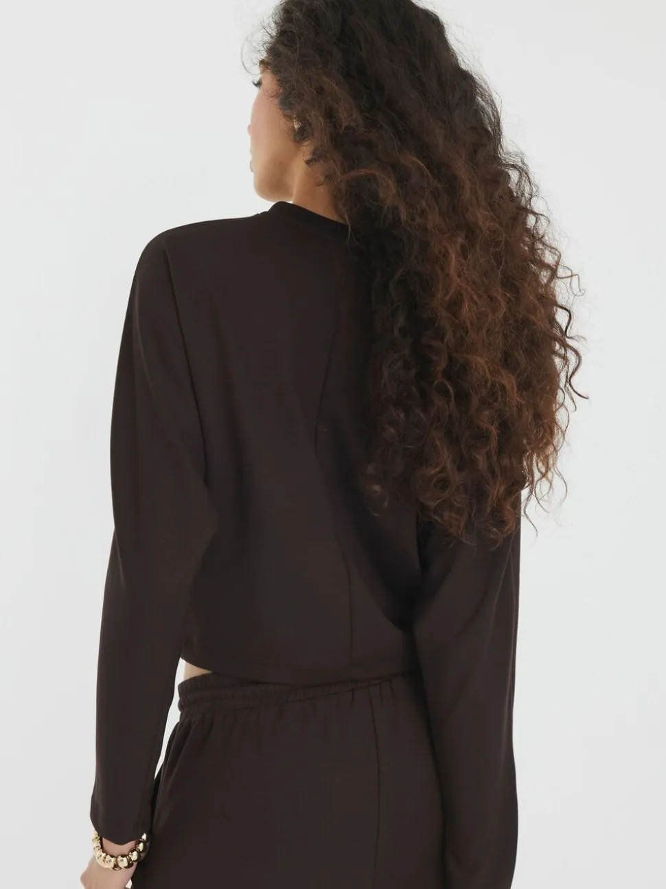 River Island Brown Premium Batwing Sweatshirt