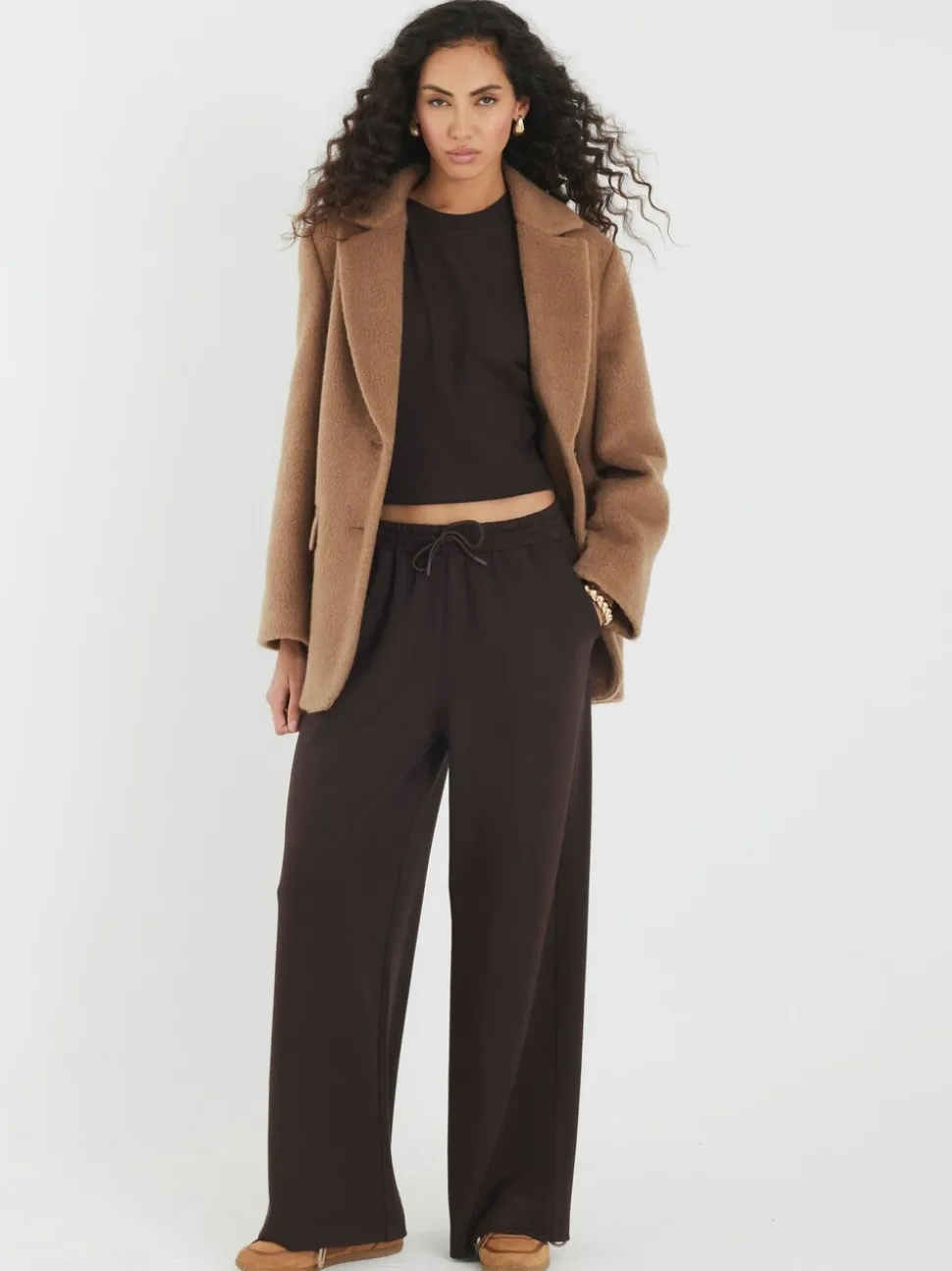 River Island Brown Premium Batwing Sweatshirt