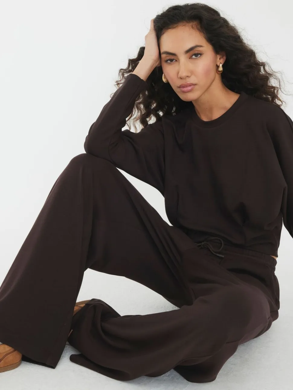 River Island Brown Premium Batwing Sweatshirt