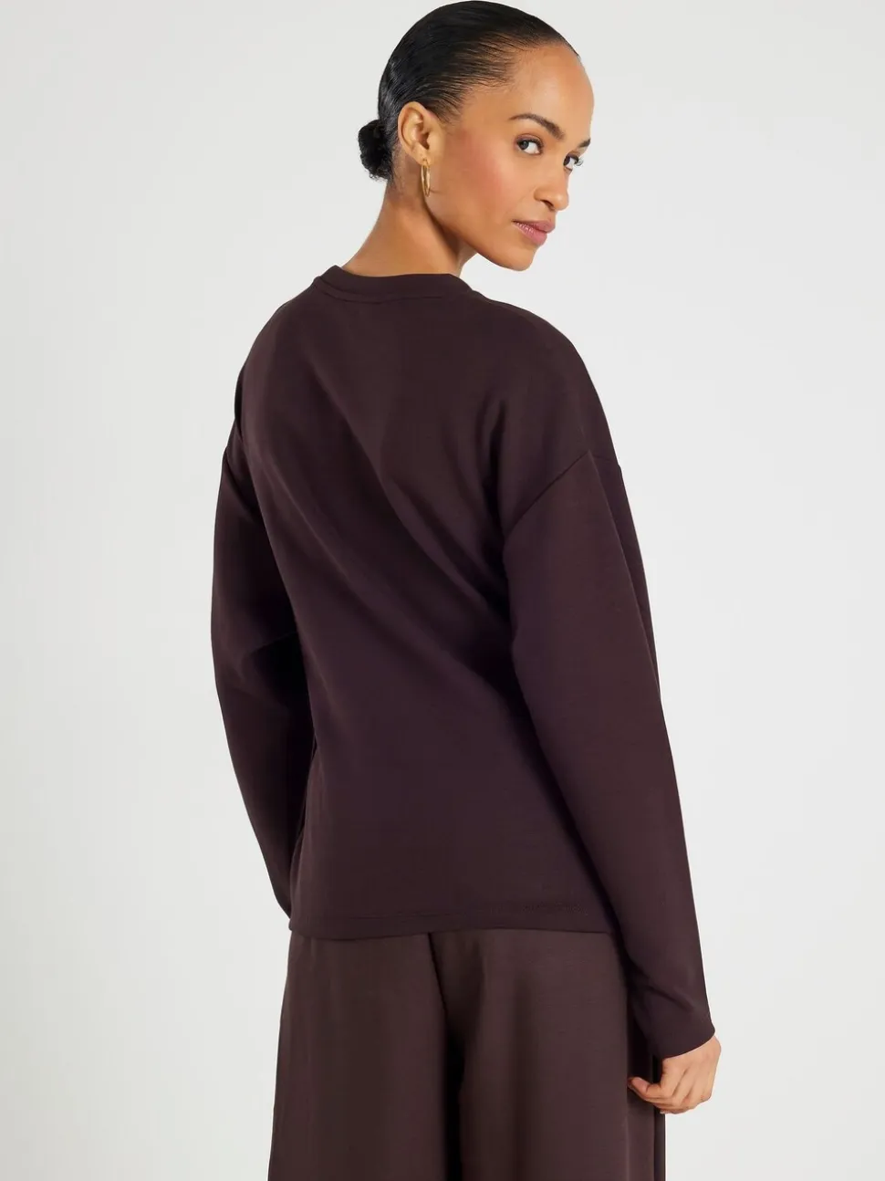 River Island Brown Tie Front Premium Top