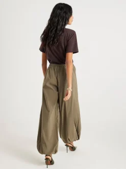 River Island Green Elasticated Balloon Trousers