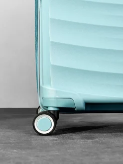 Rock Luggage Blue Sunwave Cabin Suitcase