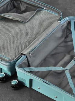 Rock Luggage Blue Sunwave Cabin Suitcase