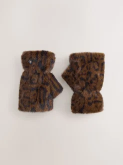 Rockett St George Animal Faux Fur Handwarmers