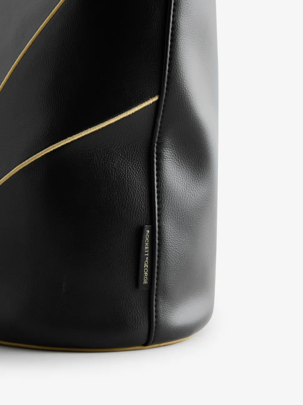Rockett St George Black Gold Star Large Tote Bag