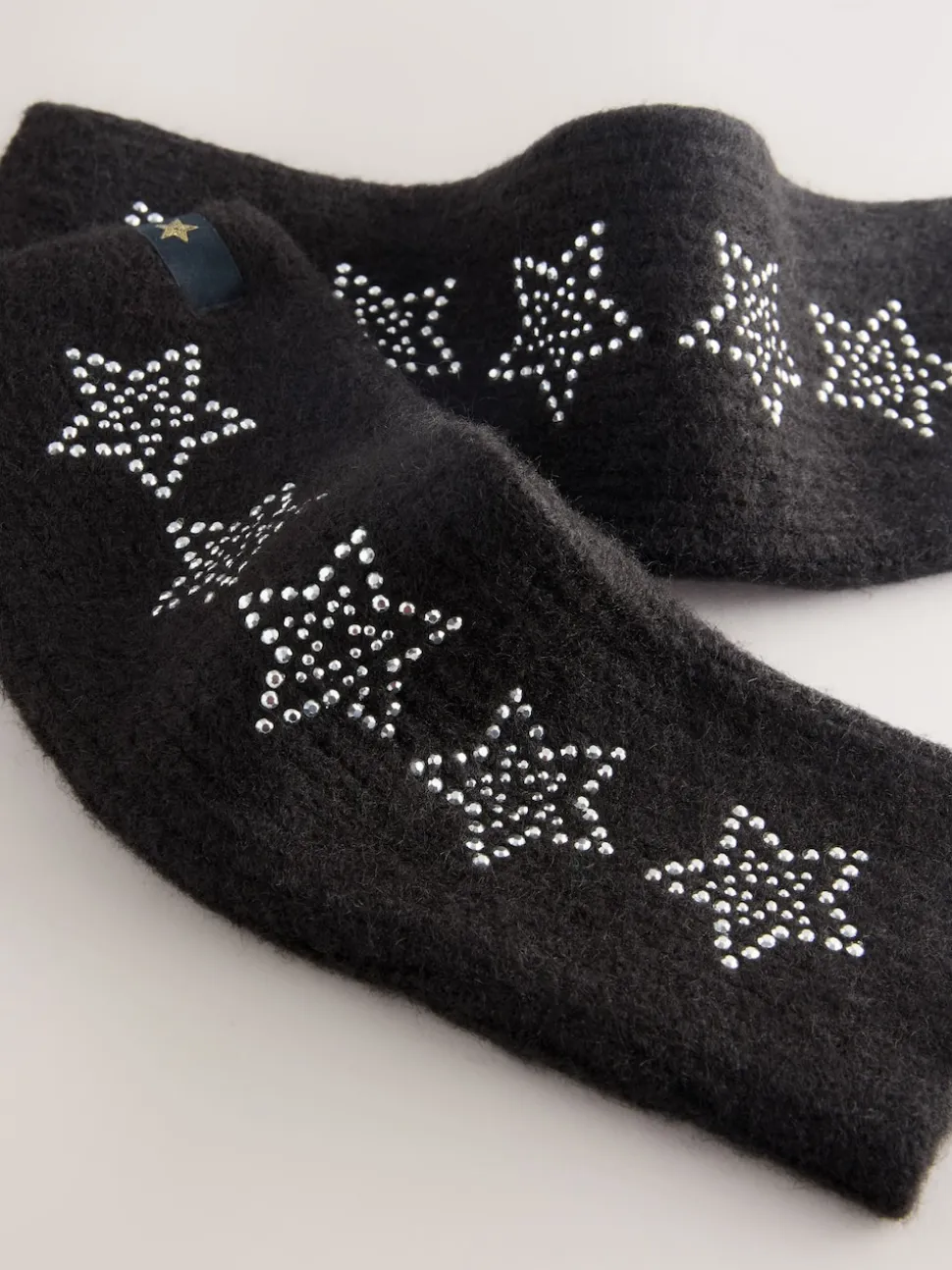 Rockett St George Black Star Studded Handwarmers