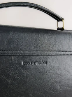 Rockett St George Black Satchel Multi Way Bag