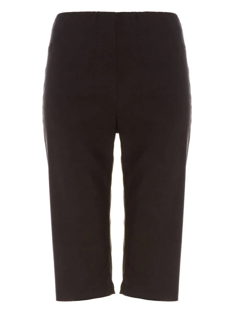 Roman Black Knee Length Stretch Shorts