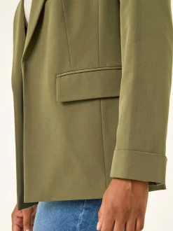 Roman Green Tailored Collar & Revere Blazer
