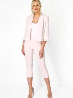 Roman Pink 3/4 Sleeve Rochette Jacket