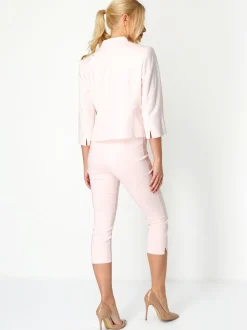 Roman Pink 3/4 Sleeve Rochette Jacket