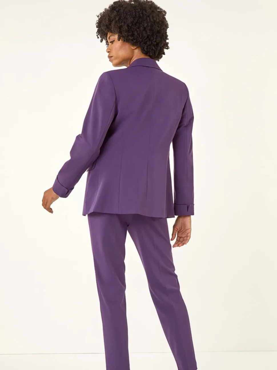 Roman Purple Tailored Collar & Revere Blazer