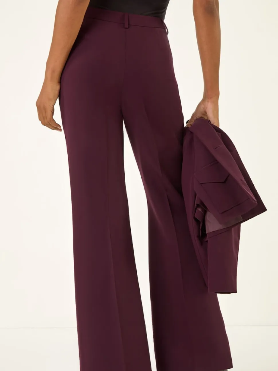 Roman Red Jet Pocket Bootleg Trousers