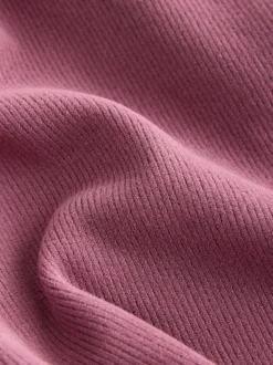 Rose Pink N.Premium Wide Leg Joggers