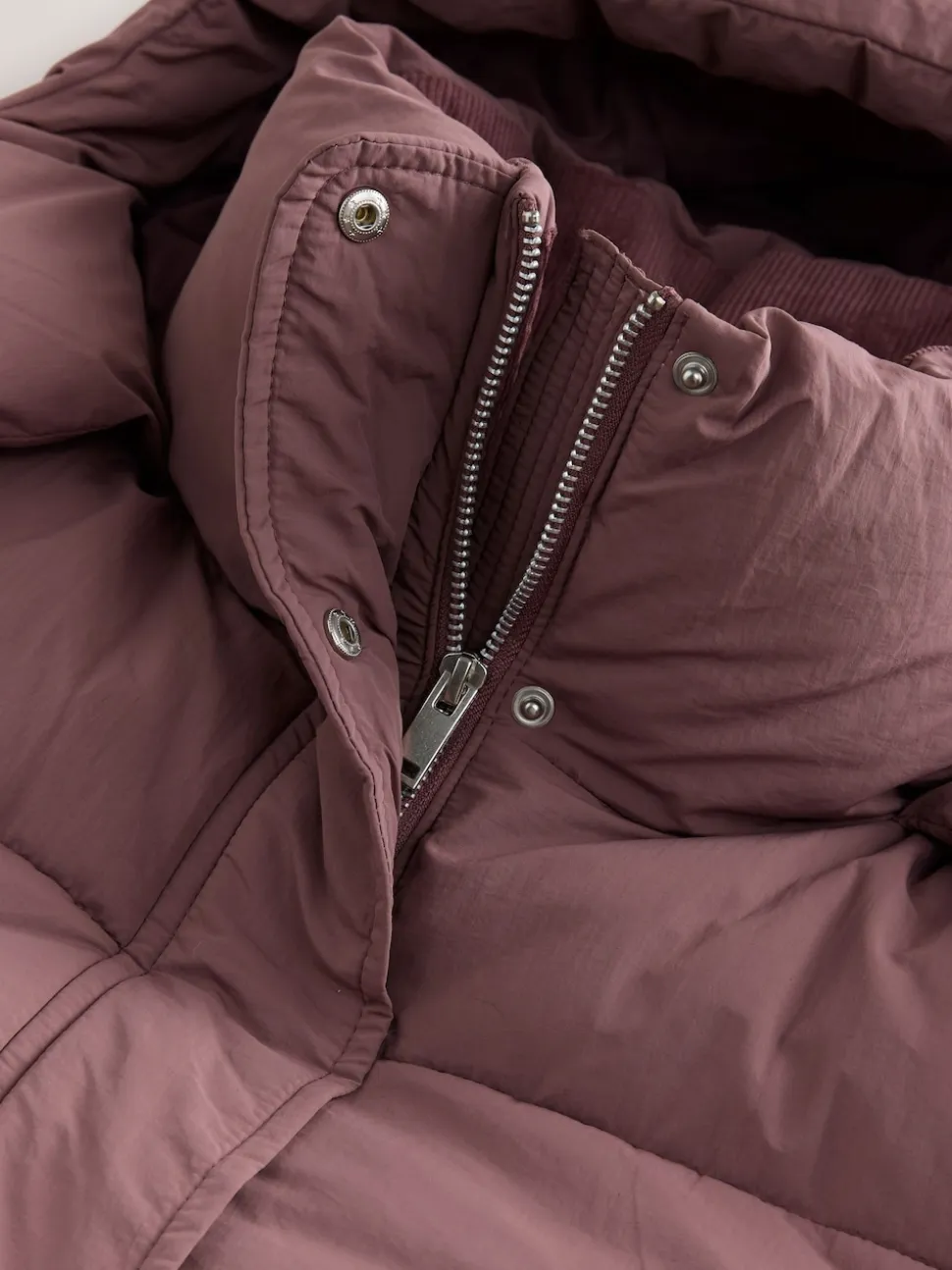 Rose Pink Shower Resistant Longline Padded Coat