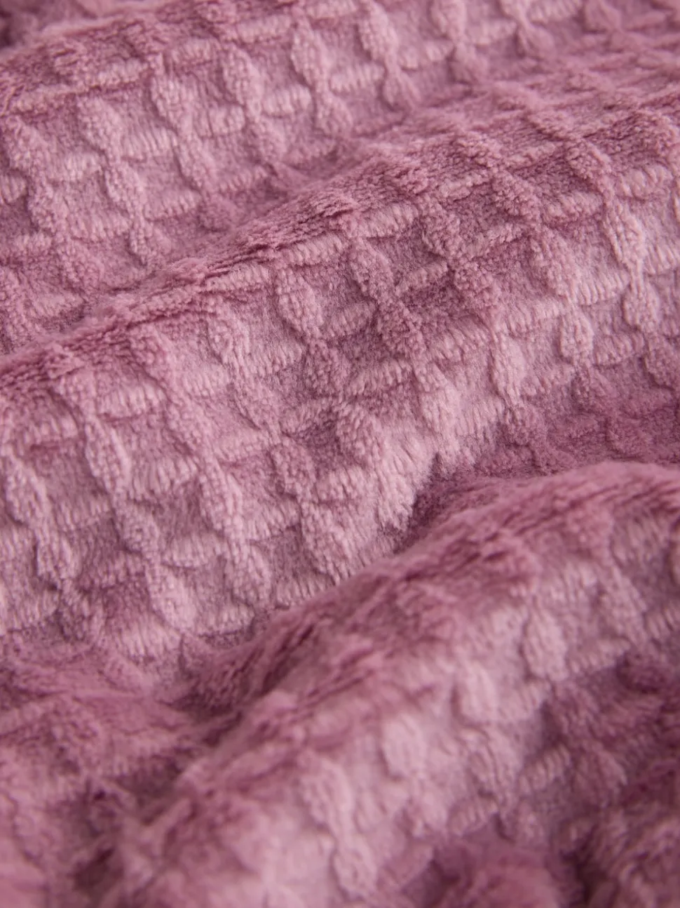 Rose Pink Waffle Cosy Robe