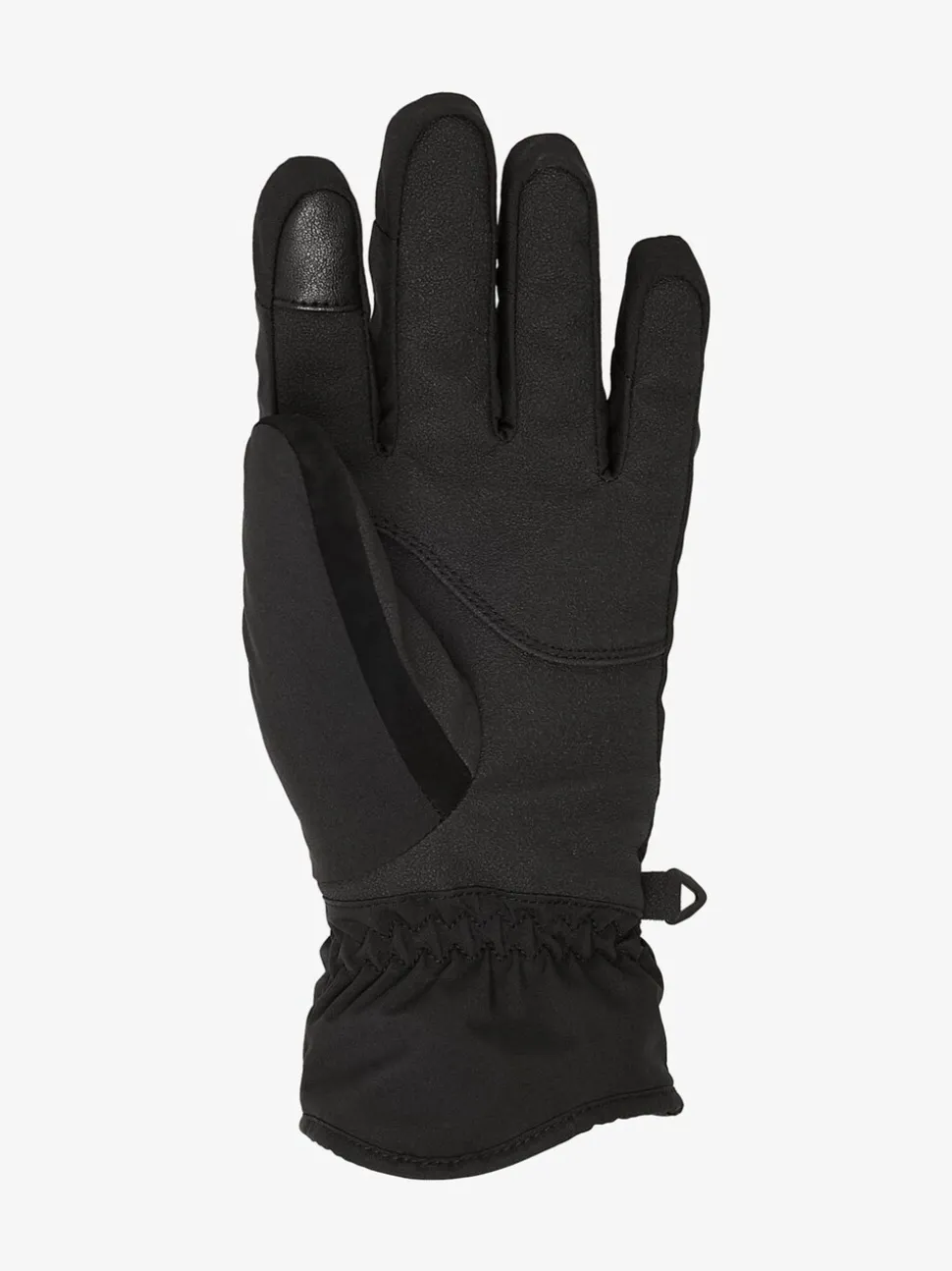 Roxy Black Freshfield Logo Ski Gloves