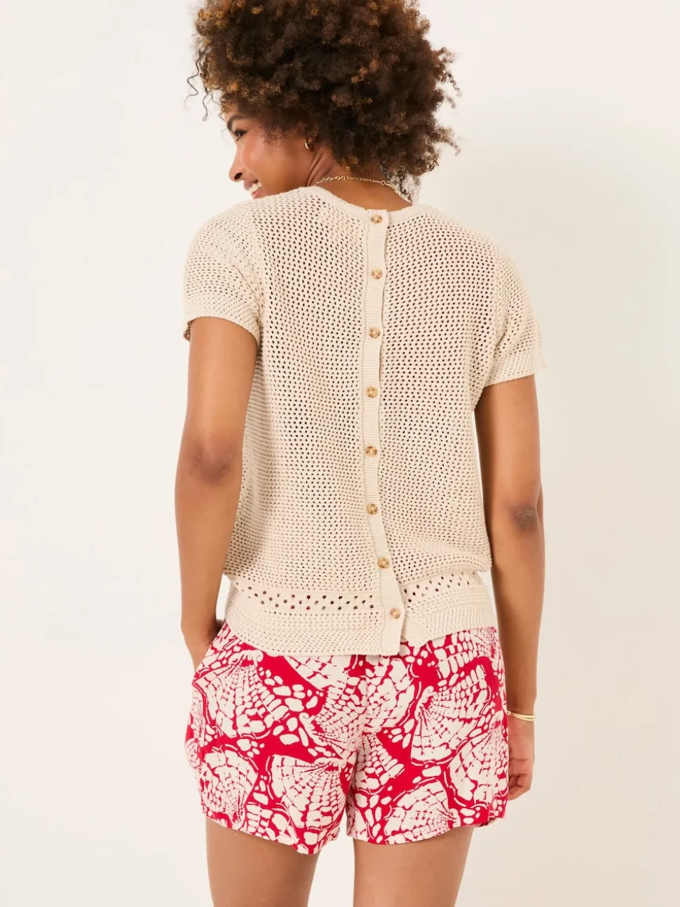 Rust Red Mono Shell Flippy Shorts