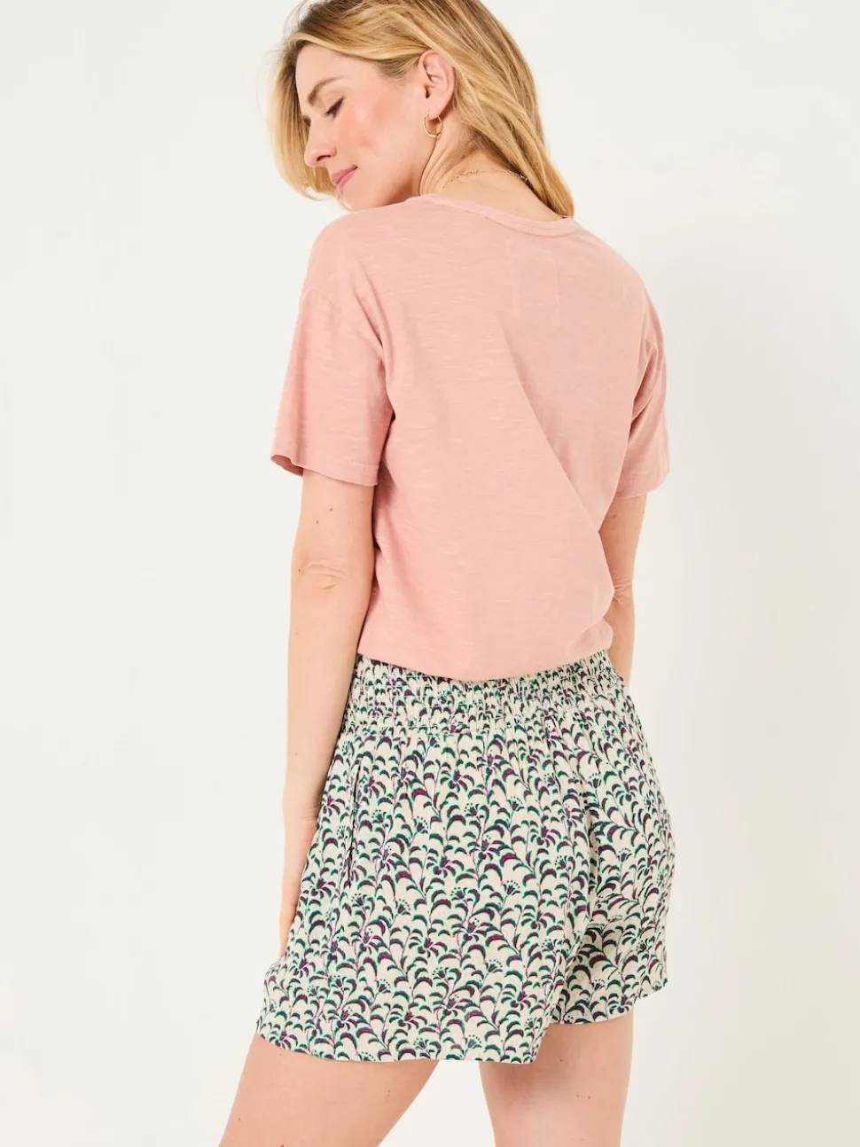 Rylee Multi Vine Floral Flippy Shorts