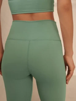 Sage Green Balance Wrap Front Yoga Leggings