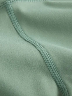 Sage Green Balance Wrap Front Yoga Leggings