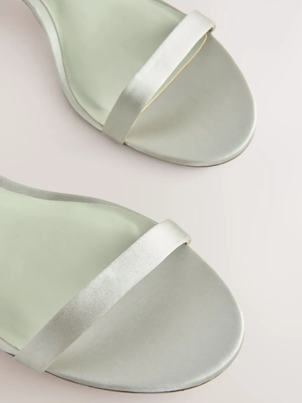Sage Green Forever Comfort® Bridesmaid Round Toe Low Heel Simple Sandals