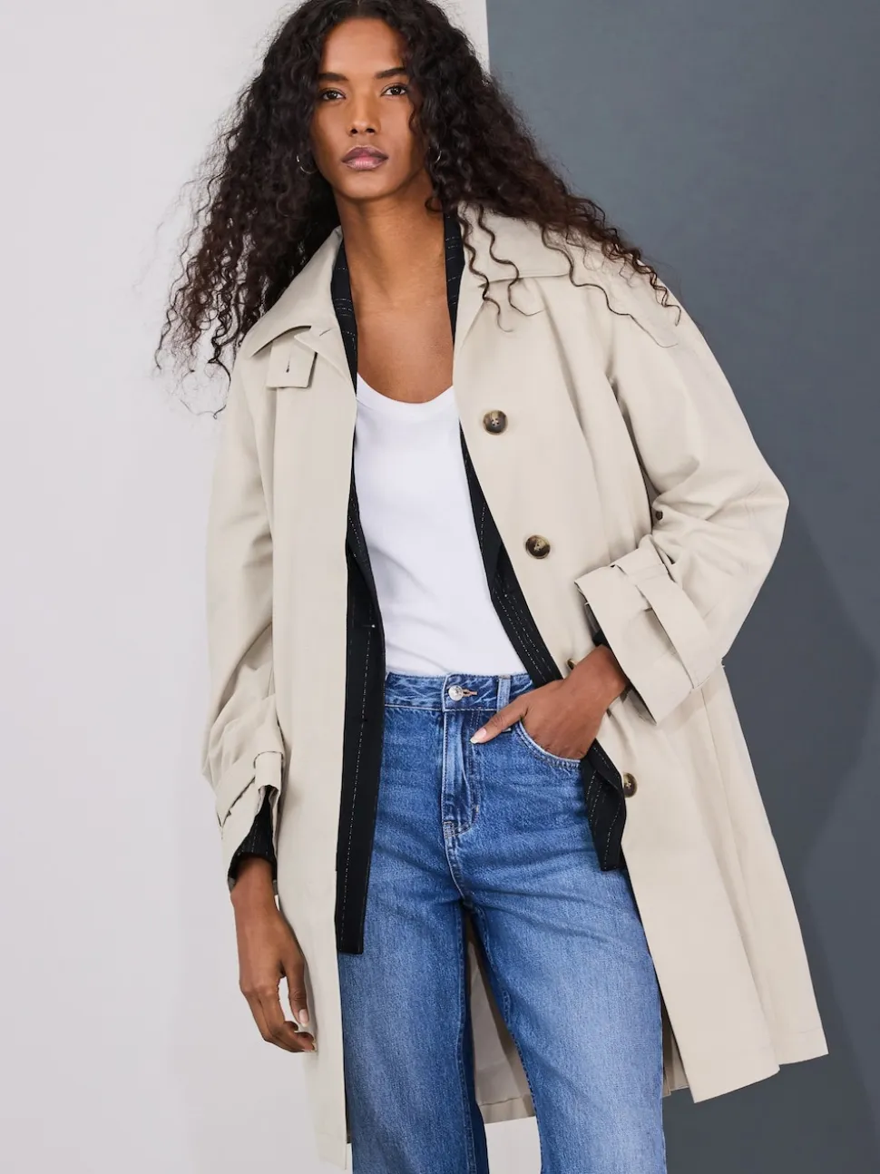 Sand Dolly Trench Coat