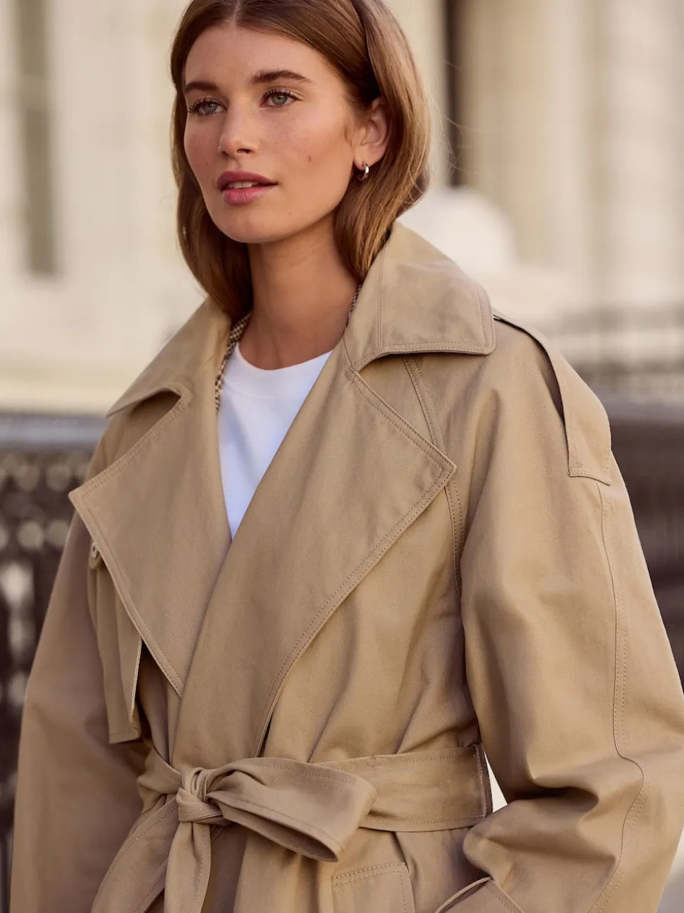 Sand N. Premium Trench Coat