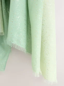 Scattered Sage Foil Lightweight Scarf