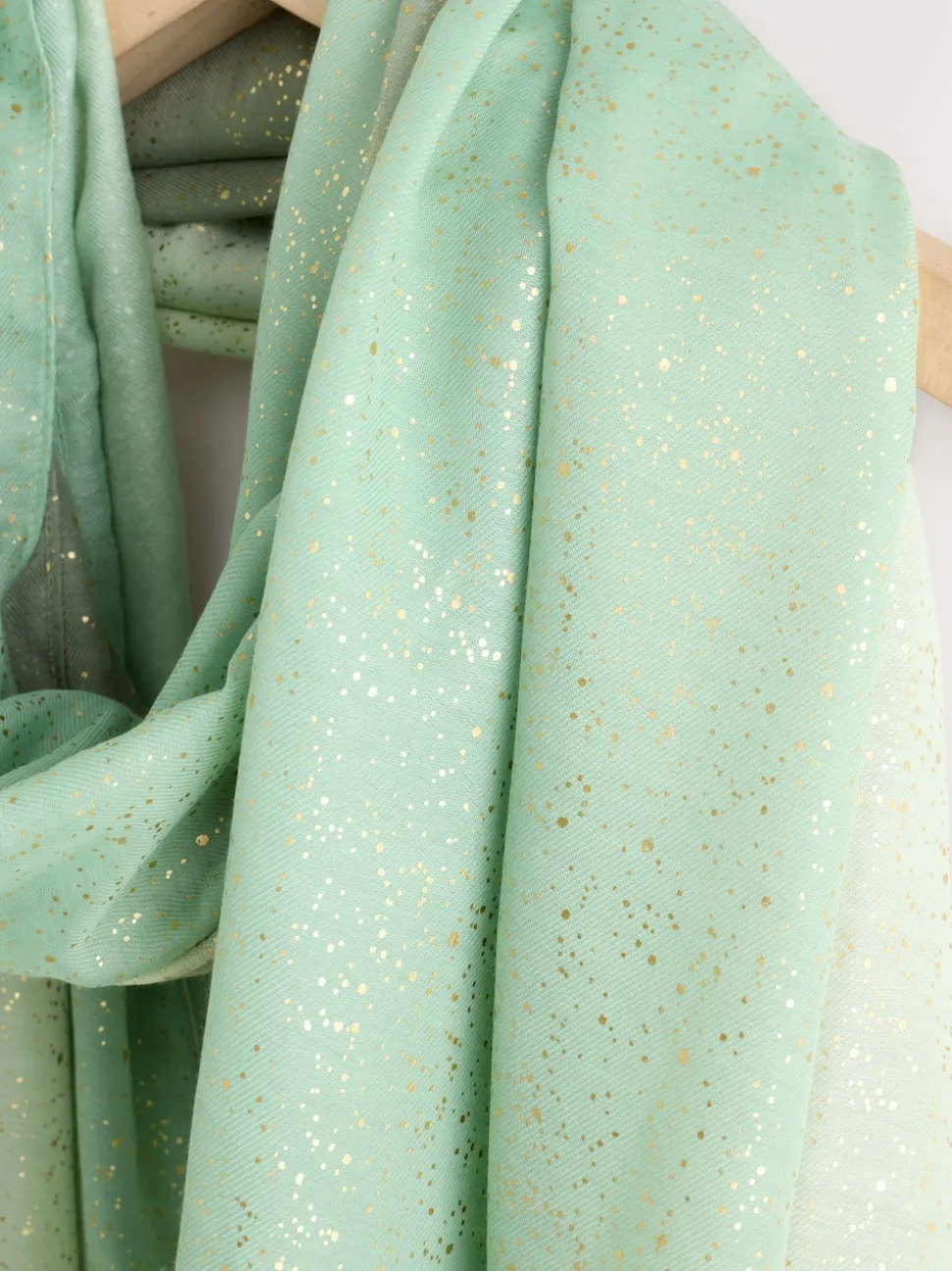 Scattered Sage Foil Lightweight Scarf