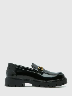 Schuh Black Lex Snaffle Loafers