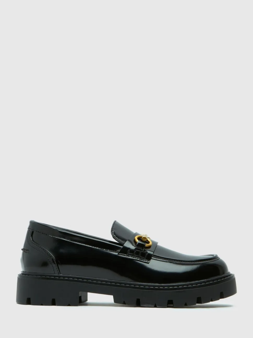 Schuh Black Lex Snaffle Loafers